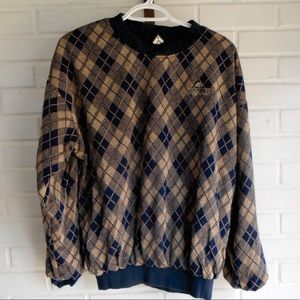 NWT Vintage 90’s ROCHE REVERSIBLE Pullover Golf Shirt